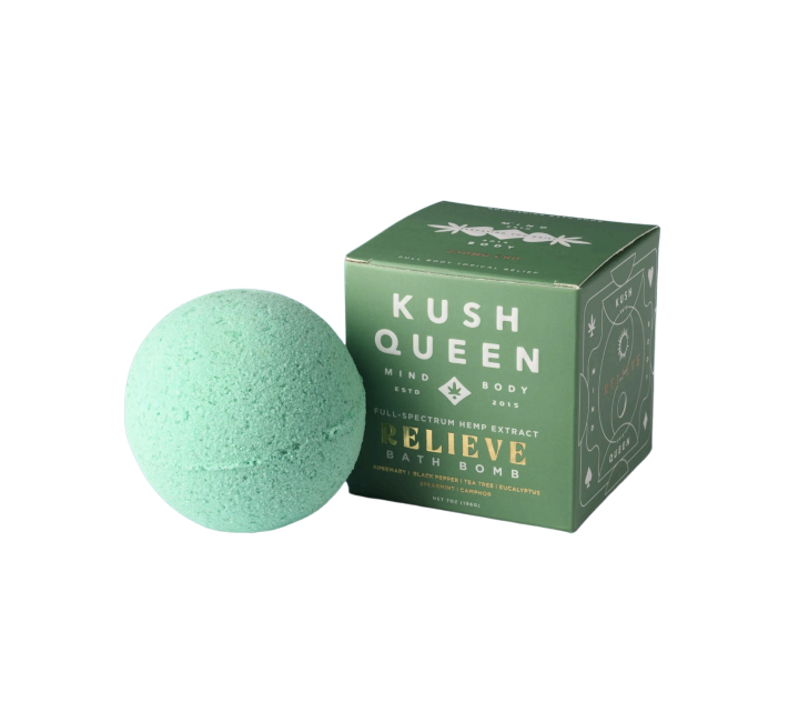 Kush Queen CBD Bath Bomb / Relieve